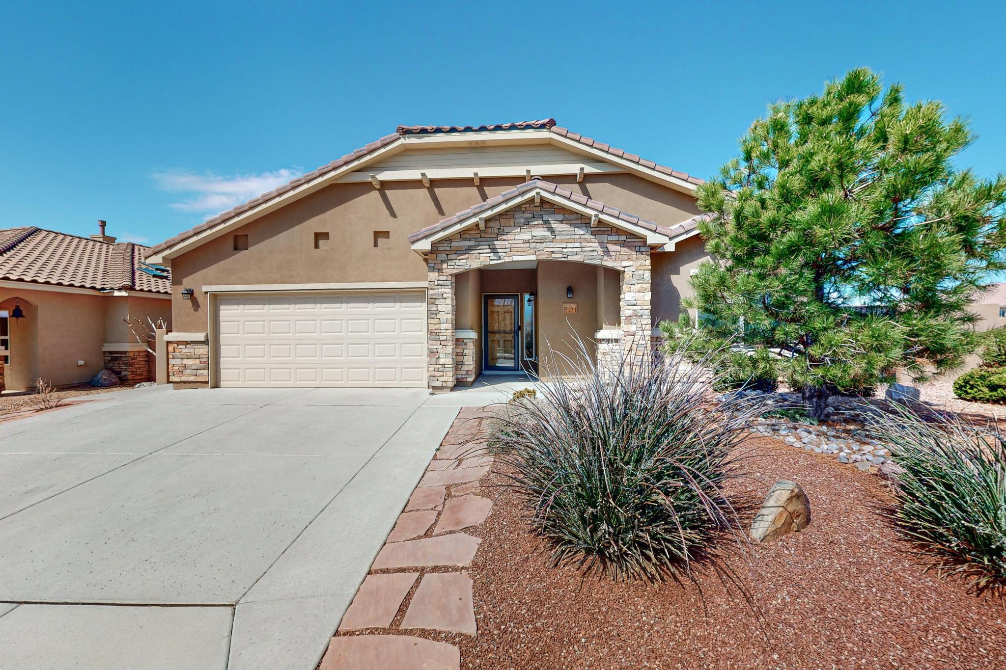 Beautiful Home Located in Del Webb Alegria 55+ Active Adult Community! This ''Cibola'' floorplan w/3BR's, 3BA's plus an Office/Den,  was built in 2013 on a Large Premium Corner Lot with Views from the front & north sides of the home! You'll love all the extras that went into this home including California Closets in all 3 Bedrooms, Custom Kitchen Pantry, Roll Out Trays added in Kitchen Cabinets, Custom Built-In Wall Unit w/Desk in Office, Blower added to FP, Anderson Storm Door, Millard Patio Door, DBL Sinks Added to Guest Bath,  2nd Patio added on the north side for Views, Cabinets & Sink Added to Laundry Room, Niven Pure Water System, Privacy & Extended Walls w/Matching Stucco, Electric Awning, FX Luminaire Landscape Lighting, Raised Garden Beds w/their own Drip System, SEE MORE!
