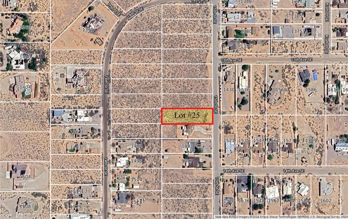 15th St Lot 25 SE, Rio Rancho, New Mexico 87124, ,Land,For Sale,15th St Lot 25 SE,1059489