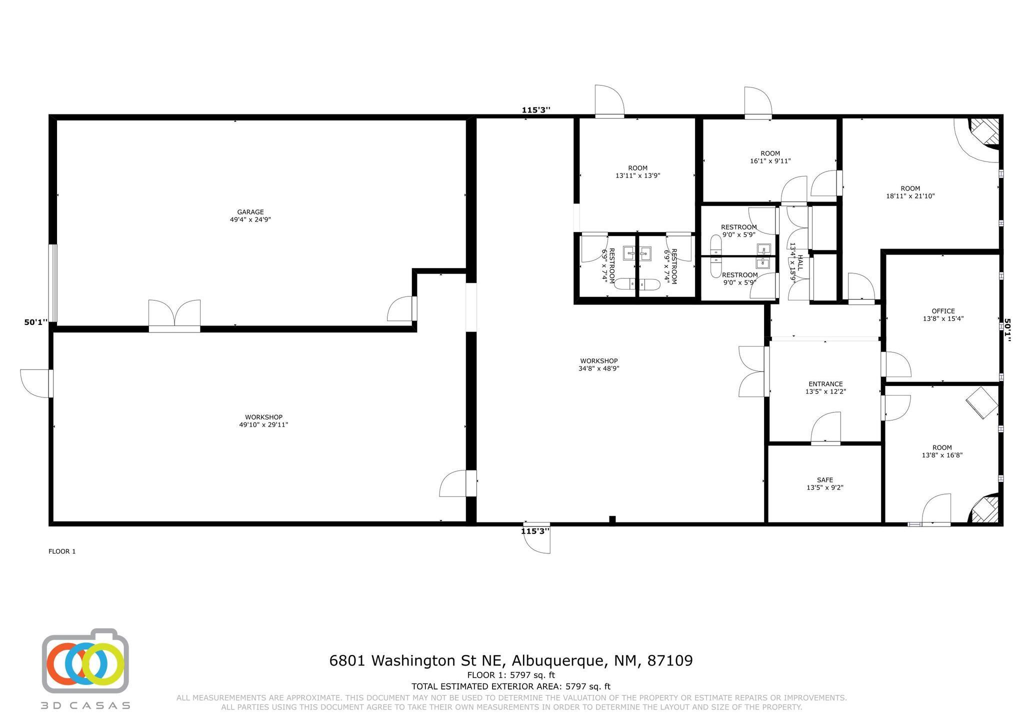 6801 Washington Street NE, Albuquerque, Bernalillo, New Mexico, United States 87109, ,Commercial Sale,For Sale,6801 Washington Street NE,1059622