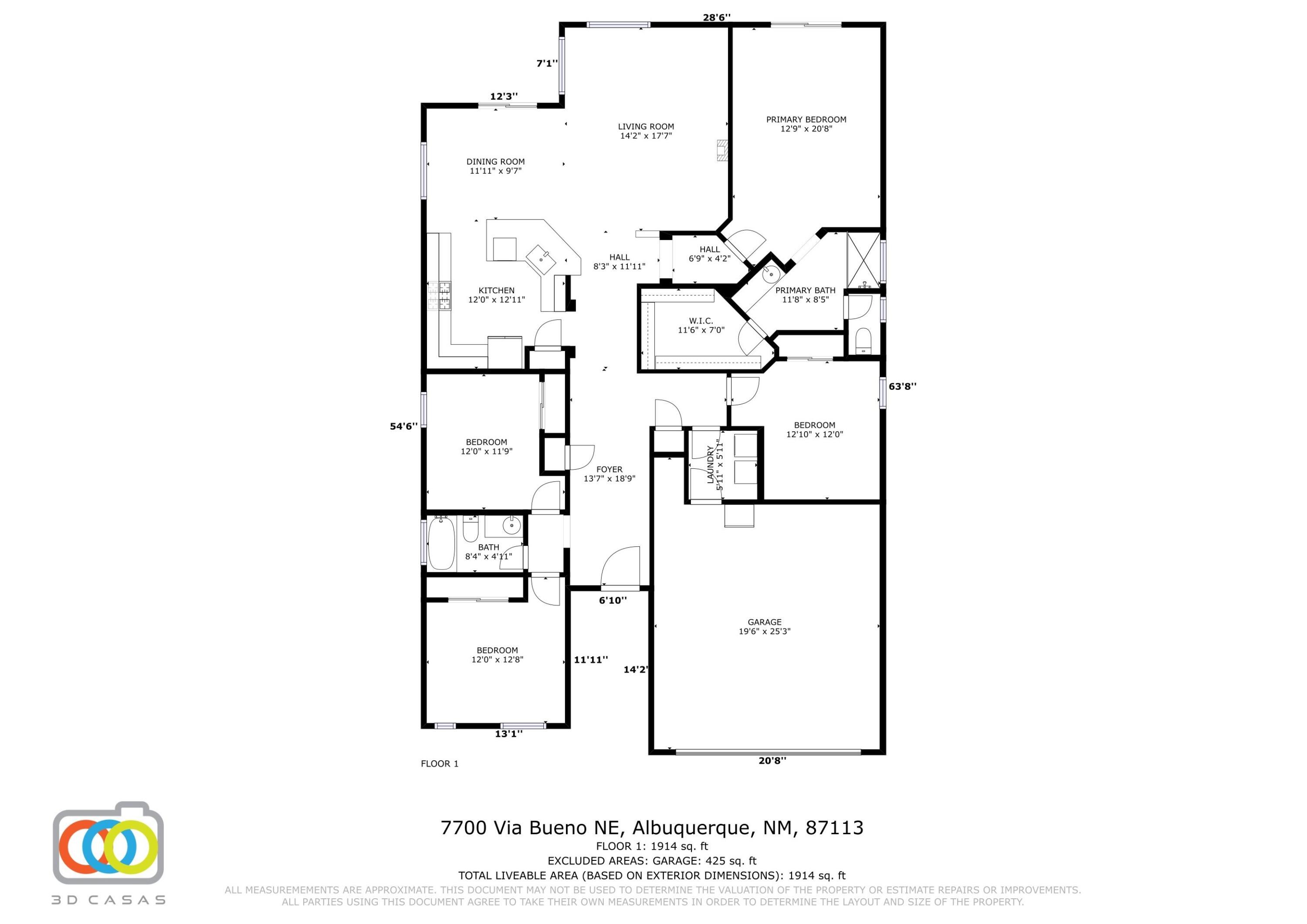 7700 Via Bueno NE, Albuquerque, New Mexico 87113, 4 Bedrooms Bedrooms, ,2 BathroomsBathrooms,Residential,For Sale,7700 Via Bueno NE,1060898