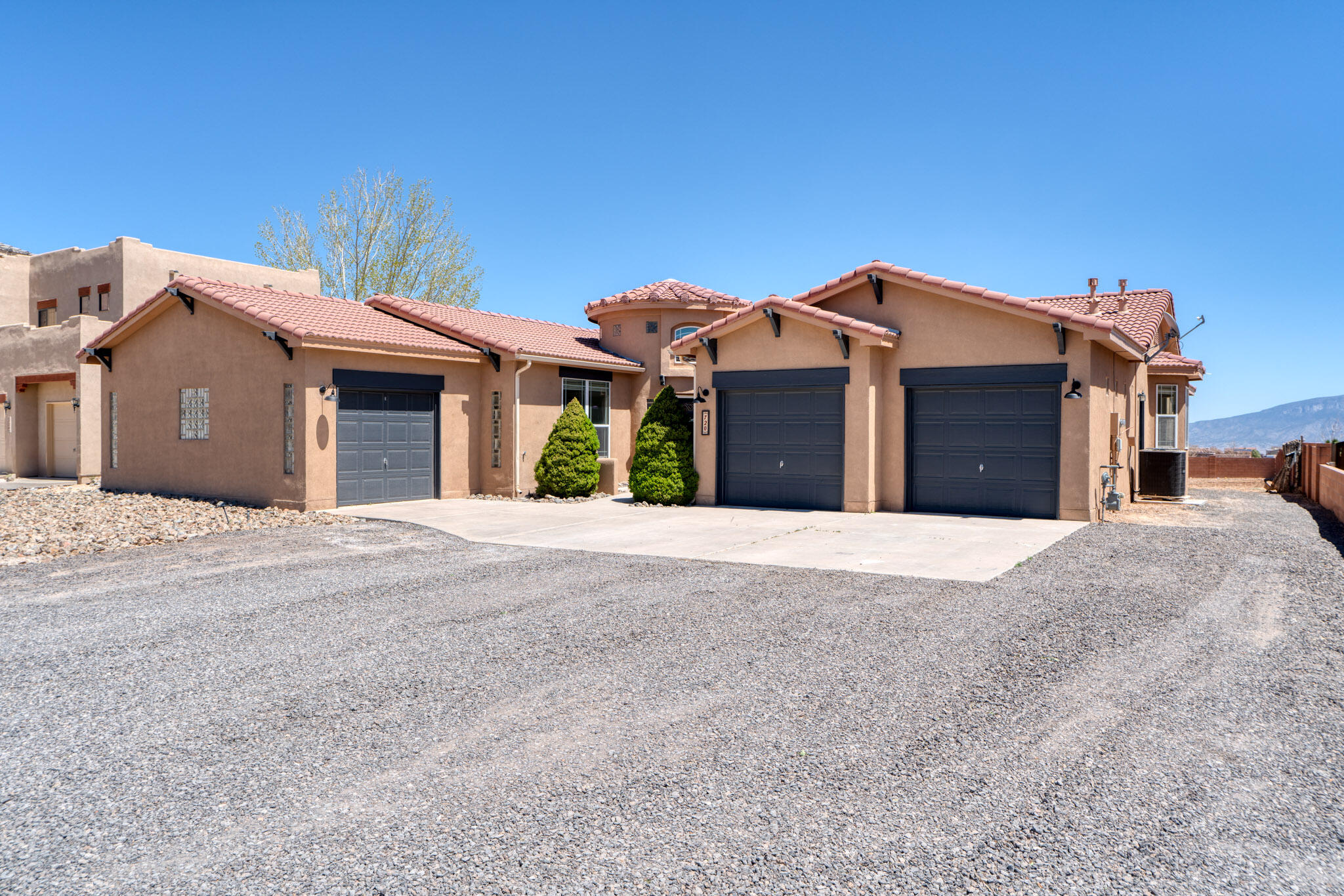 Gorgeous home nestled in a convenient area of Rio Rancho with views for miles!  Spacious floorplan with room to grow!  New primary bathroom with all the luxuries, including a large shower and free-standing tub!  The kitchen is a chef's dream! Large laundry room centrally located in the home with room for a fridge!  NO HOA! Fresh paint and new carpet make this a house that is ready for you to call home!  Make your appointment to come see it today!