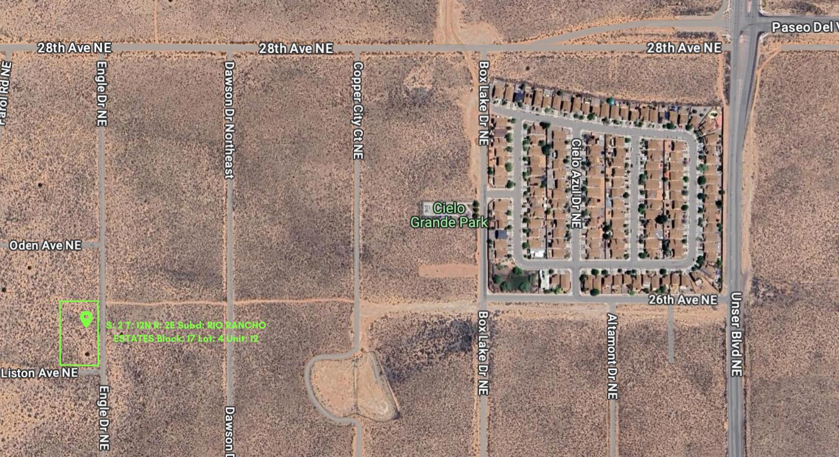 Rio Rancho Estates Block 17 Lot 4 Unit 12 Avenue N, Rio Rancho, New Mexico 87144, ,Land,For Sale,Rio Rancho Estates Block 17 Lot 4 Unit 12 Avenue N,1061255