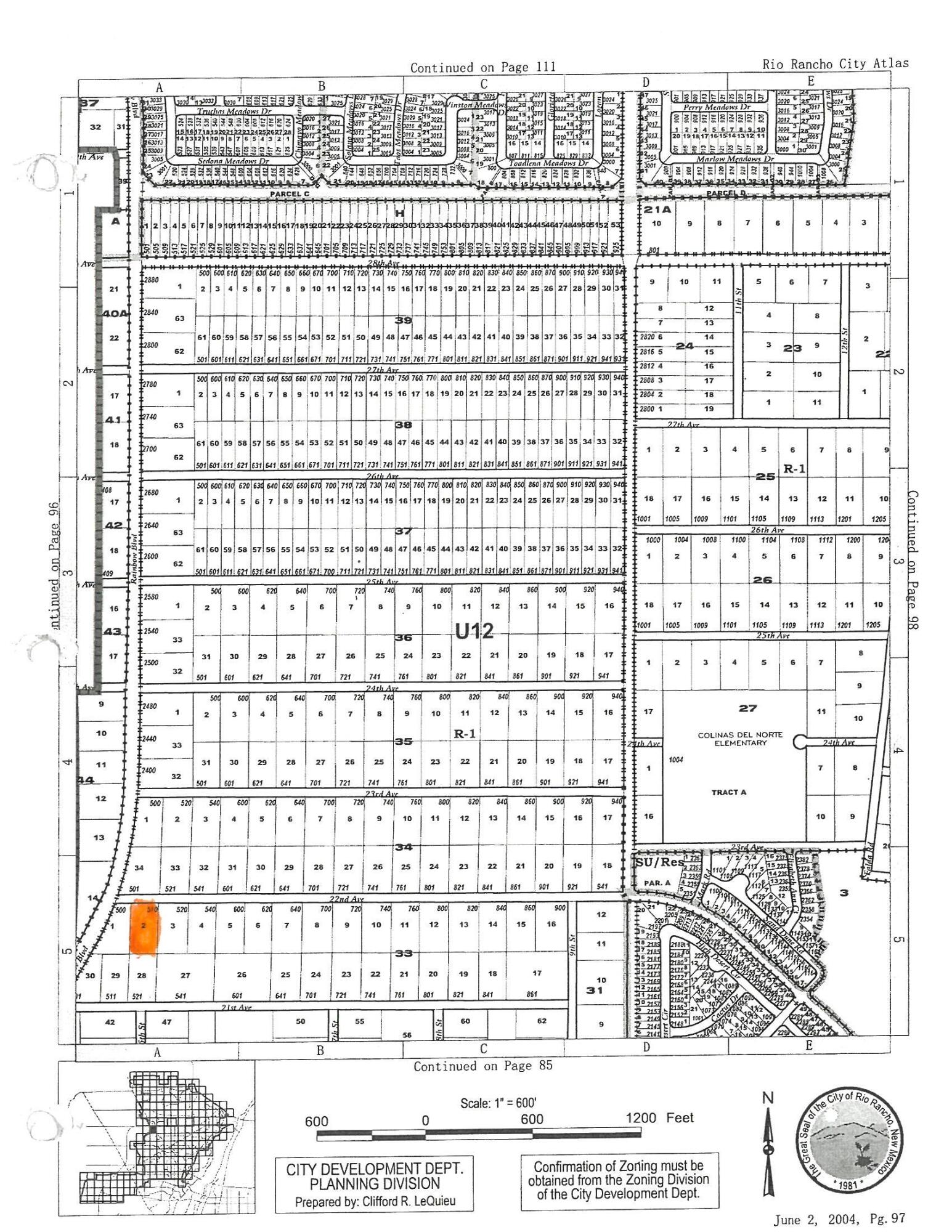 22nd Ave Ne (L2 B33 U12) NE, Rio Rancho, New Mexico 87144, ,Land,For Sale, 22nd Ave Ne (L2 B33 U12) NE,1061635