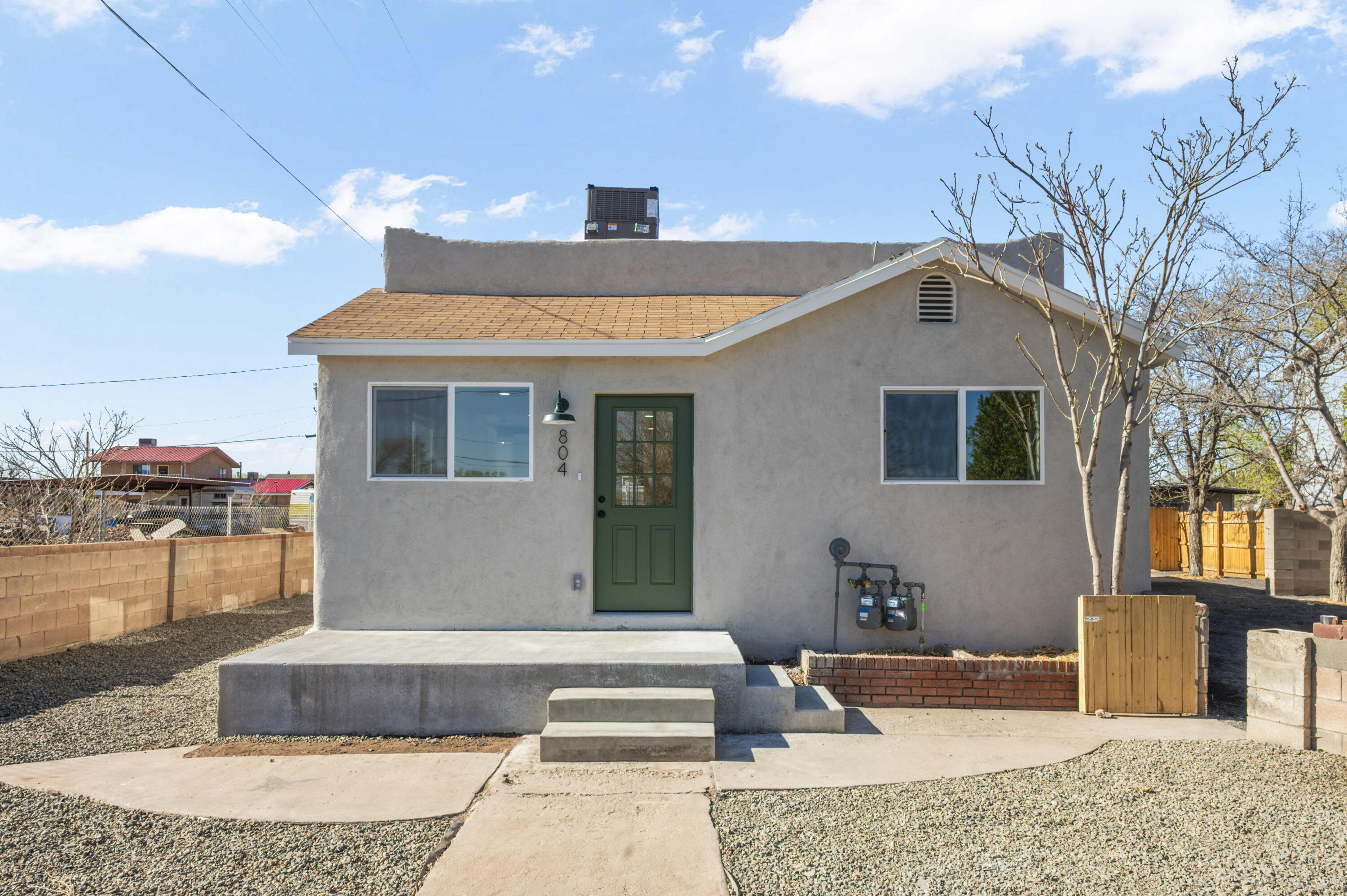 Great Property! Two for One! Live in one, rent the other, fully remodeled ready for the new owner, front House is 3 bdrm 2 bath, 1500 Sq Ft+-  including the Basement, The Casita has been remodeled as well and is a 2 bedroom 1 bath, refrigerated air/heating combo units, double paned windows and much more! come by and take a look!!