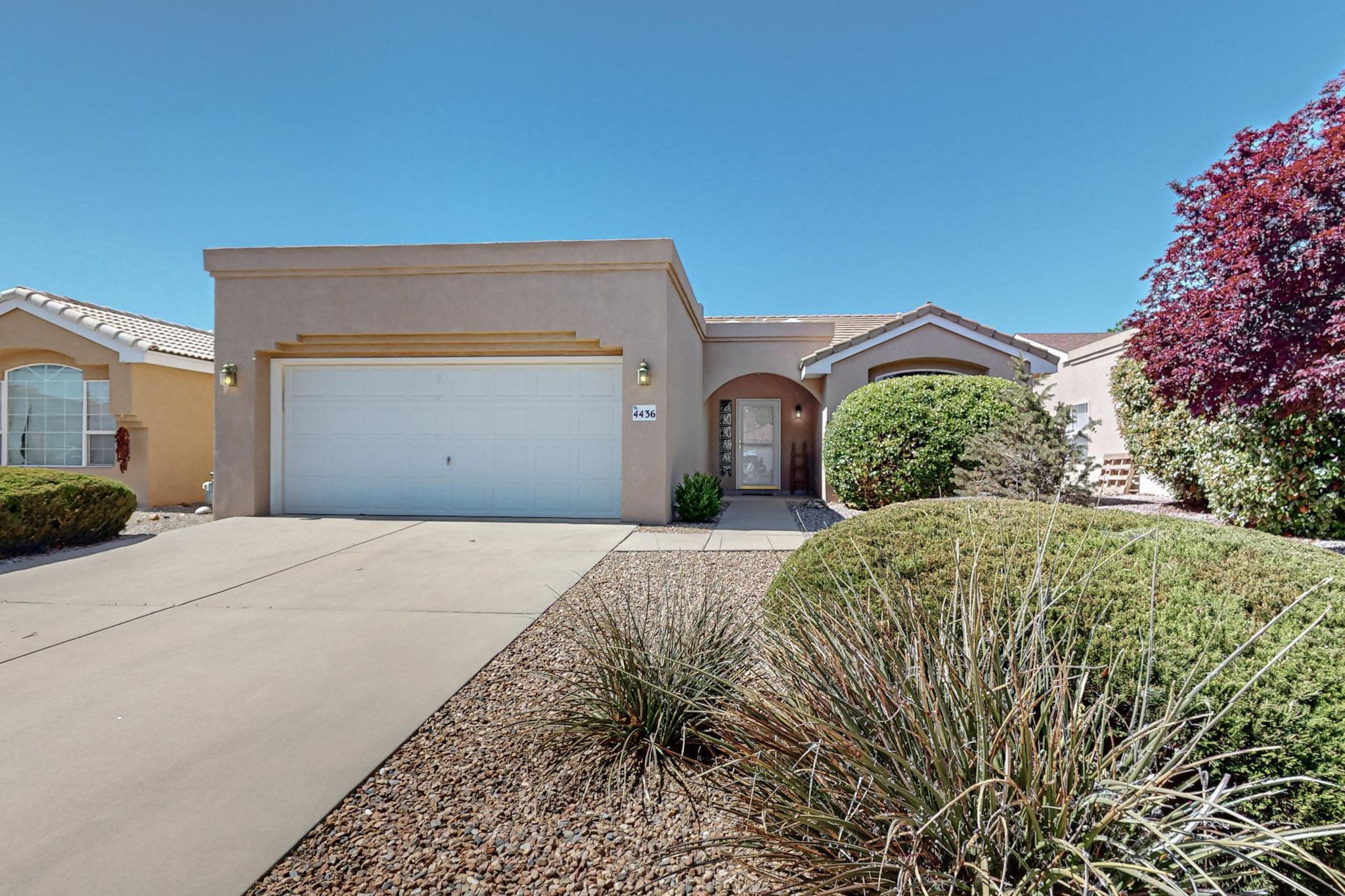 Come see this charming home located in the heart of Rio Rancho. Local restaurants and all your shopping needs are minutes away.  The new Defined fitness and Intel are just down the road. The paid off solar on the home dramatically decreases those rising electric bills just in time for summer. Enjoy the fully landscaped yard with sprinkler system in place for easy maintenance. The home is nestled in a quiet neighborhood waiting for the next owner. Don't wait schedule your showing today.