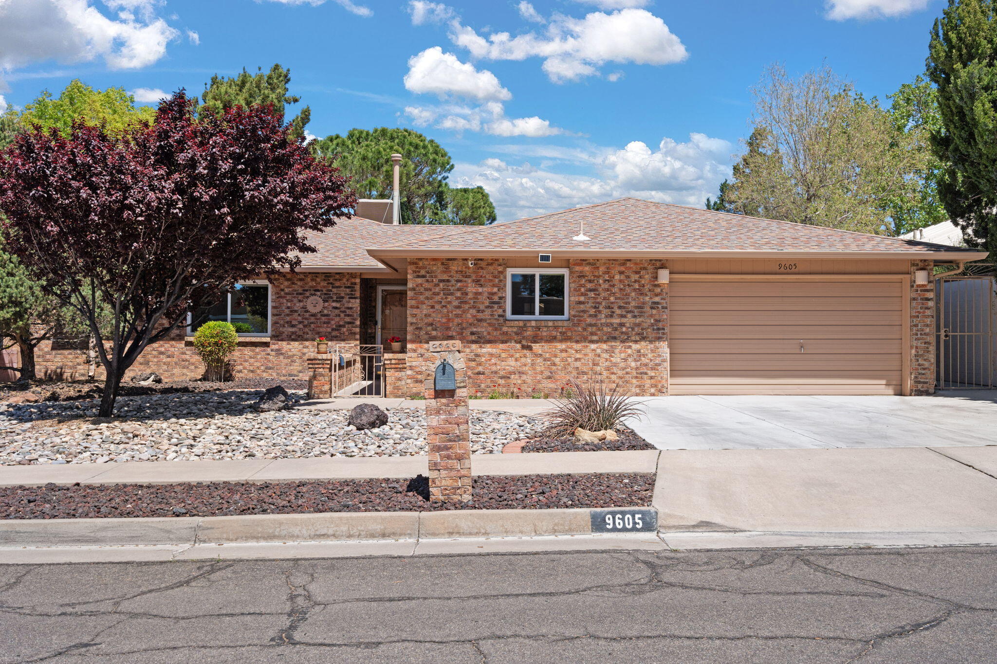 Welcome to Heritage East located within the La Cueva School district. True one story brick home shows Pride of ownership. Bonus: Heated Pool! Covered patio, perfect for outdoor living. Windows replaced in 2022. Freshly painted and carpet. Spacious kitchen with ample countertops and cabinets, all appliances and room for a table. There is a bar in the kitchen for causal dining, which opens to the great room with an electric fireplace. Separate formal dining room, that could be used for an office space. Three large bedrooms and 2 bathrooms. Mature landscaping. Home is move in ready. Near parks, trails, shopping and top rated schools. This home is a GEM!