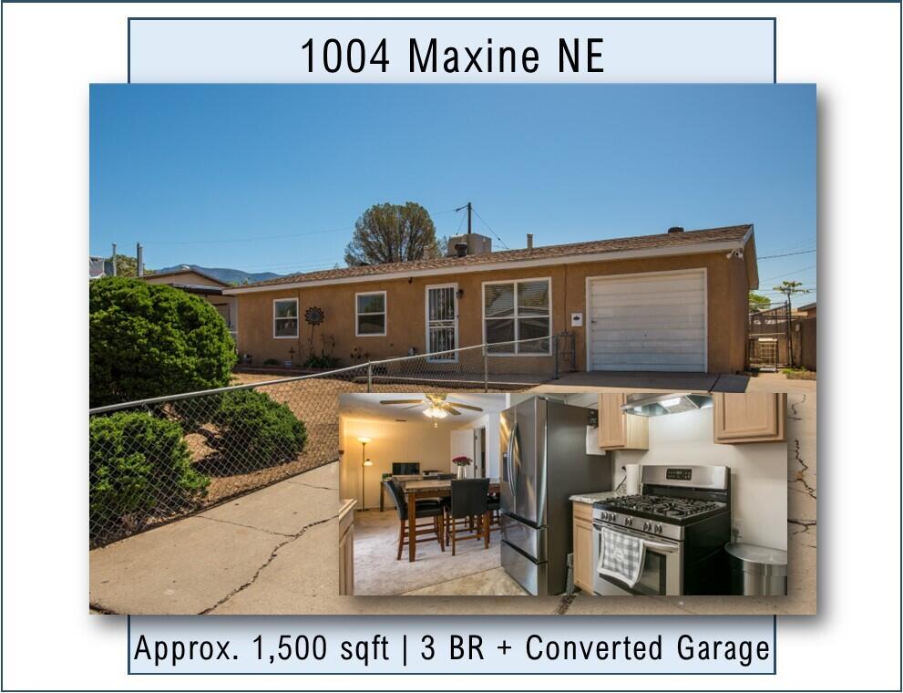 1004 Maxine Street NE, Albuquerque, New Mexico 87112, 3 Bedrooms Bedrooms, ,1 BathroomBathrooms,Residential,For Sale,1004 Maxine Street NE,1062050