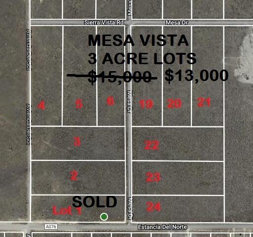 24 Mesa Road, Moriarty, New Mexico 87035, ,Land,For Sale,24 Mesa Road,1062348