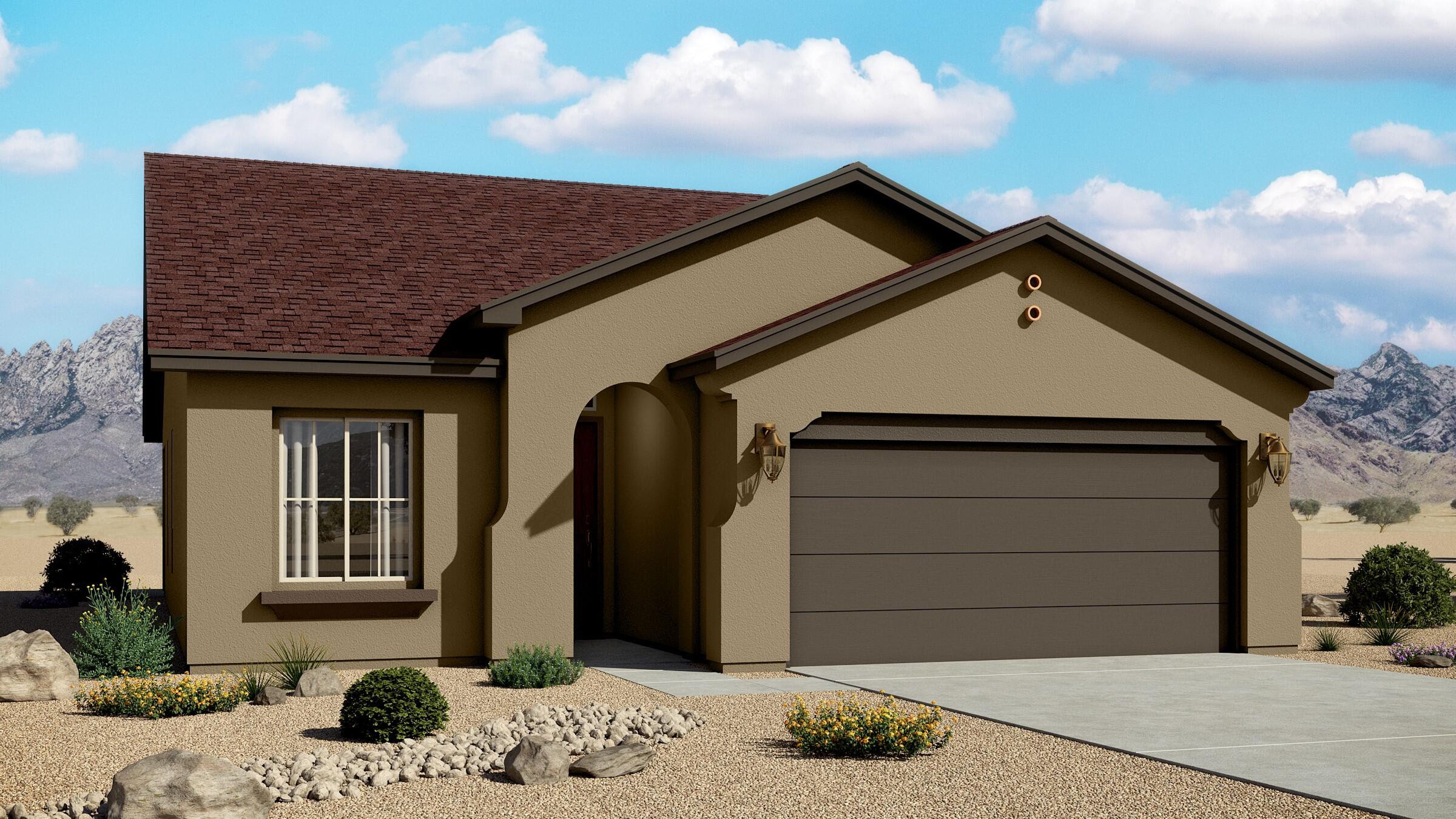 This home design features 3 bedrooms, 2 bathrooms, 2 car garage with a welcoming entry that opens to a bright, elegant dining room. The kitchen-dining-great room configuration is ideal for family living or festive gathering. Home is still under construction.