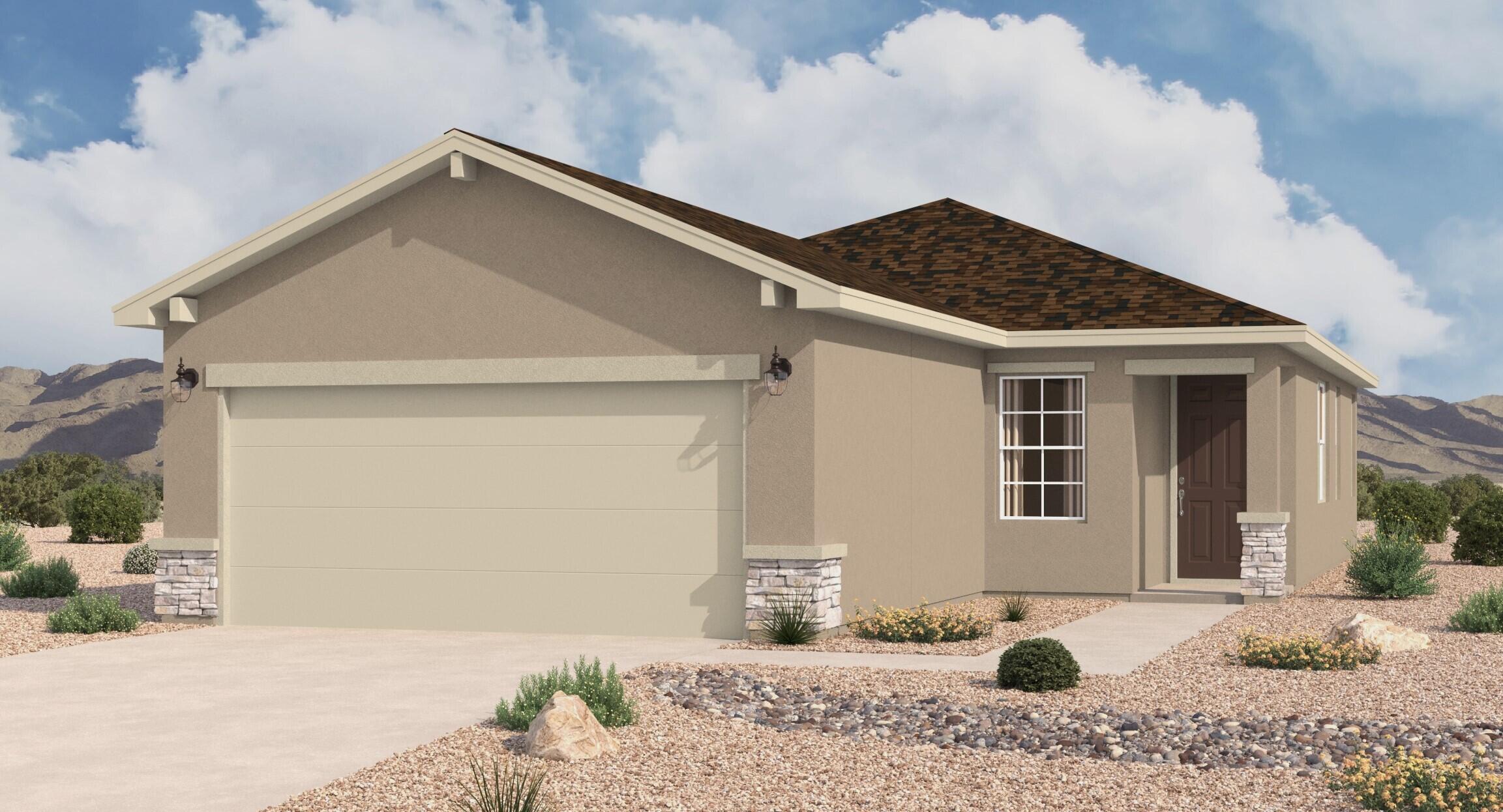 This home design features 3 bedrooms, 2 bathrooms, 2 car garage with a welcoming entry that opens to a bright, elegant dining room. The kitchen-dining-great room configuration is ideal for family living or festive gathering. Home is still under construction.