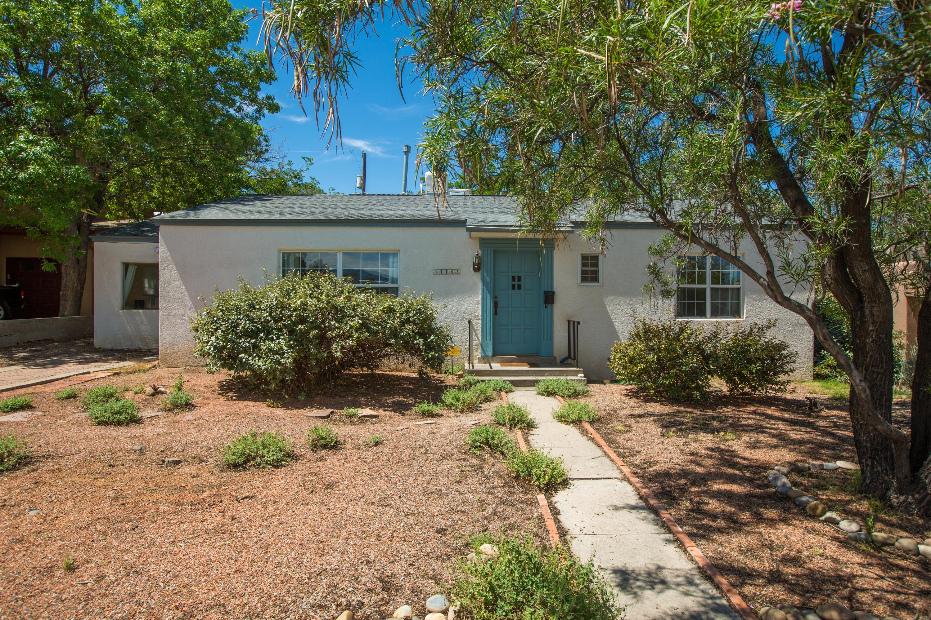 Warm natural light welcomes you into this rare four bedroom home just around the corner from Tasty Tuesdays at Hyder Park and seconds to Bandelier Elementary. Hardwood floors, a split floorplan, versatile spaces, newer roof, and more make it highly desirable. The private, shady backyard offers room for outdoor dining, gardening and more. Plus the finished shed in the backyard has electricity offering even more options to work from home, have a workshop, studio and more. Seller offering $10,000 in closing cost credit to the buyer to be used toward any buyer closing cost.