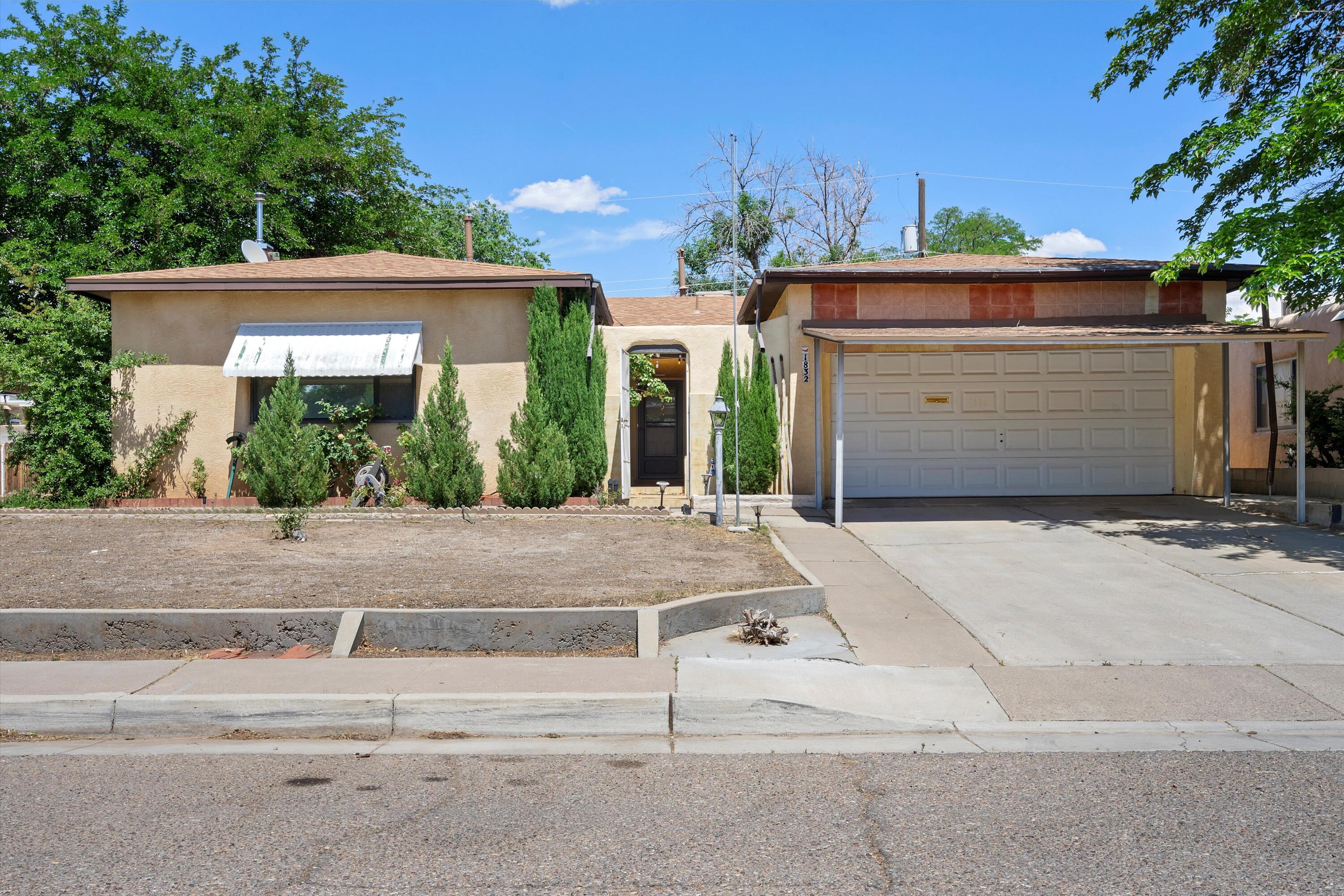 Nestled in the sought-after Snowheights neighborhood, this charming home boasts a prime location in the vibrant NE area, mere minutes from Uptown's amenities, shopping, dining, and easy freeway access. Embrace the opportunity to make it your own. Step into a private, gated courtyard with a unique tongue & groove ceiling. With a spacious 1861 sq.ft., enjoy the recent updates, including a sunroom for added relaxation. Large oversize primary suite features a pellet stove for ambiance. French doors to the backyard and a large laundry area accentuate the inviting interior. Outside, discover a private backyard oasis with a storage shed. With a newer roof and endless potential, this could be your perfect match. Discover your new haven today!