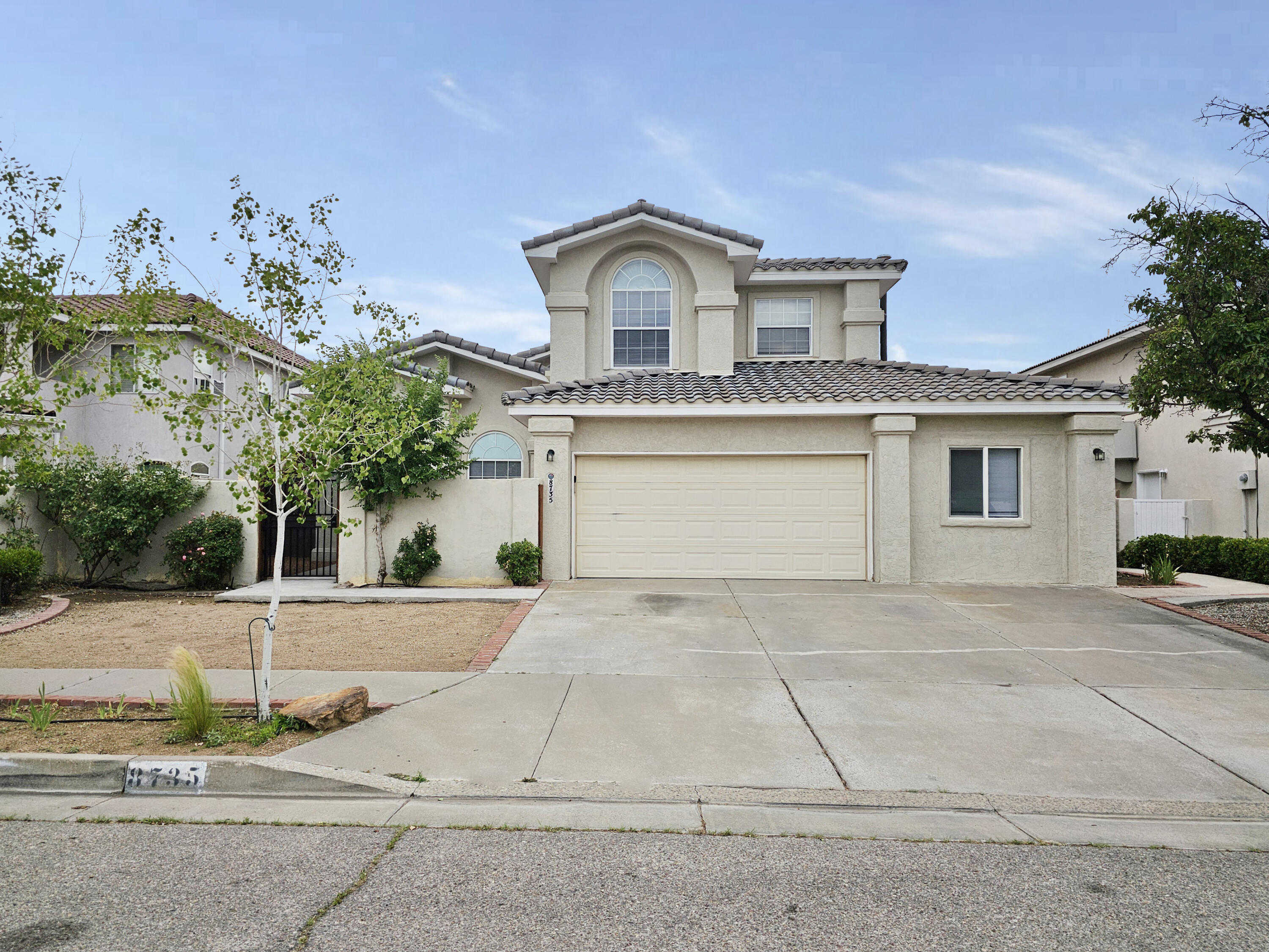 Come take a look at this charming four bedroom, three bathroom home. This home is ideally located near La Cueva High School with easy access to the highway, amenities, shopping, and restaurants. Features include a cozy layout and functional design with comfortable living for anyone looking for some extra space! The bedrooms are all great sizes and bright (one bedroom downstairs), This home offers convenience and comfort. The living area is inviting, with plenty of natural light and there is also a sitting space for relaxing or entertaining guests by a cozy fireplace and there is also an additional bonus room next to the garage. The functional kitchen is cheerful and efficient with an eat in area and large breakfast bar. Don't miss this opportunity come take a look!