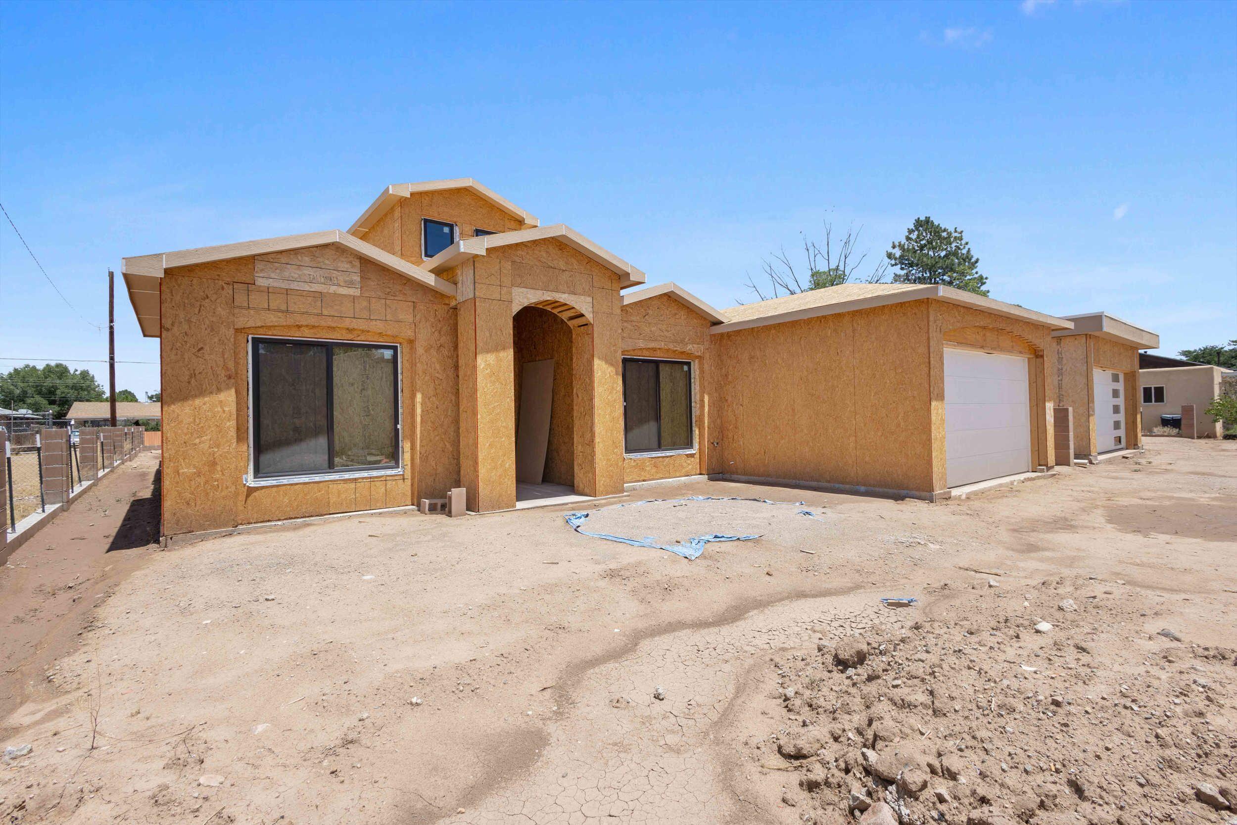 Looking to build your own home? Located in the North Valley this is a great option for you! You can purchase as-is at $379000. Home has already been framed, roof will be installed prior to close. Great floorplan with 2,370 sf ft, 3 bedrooms, 2.5 bathrooms, on a quarter acre!  Home next door is also available and both homes can be purchased as-is for $749,000.