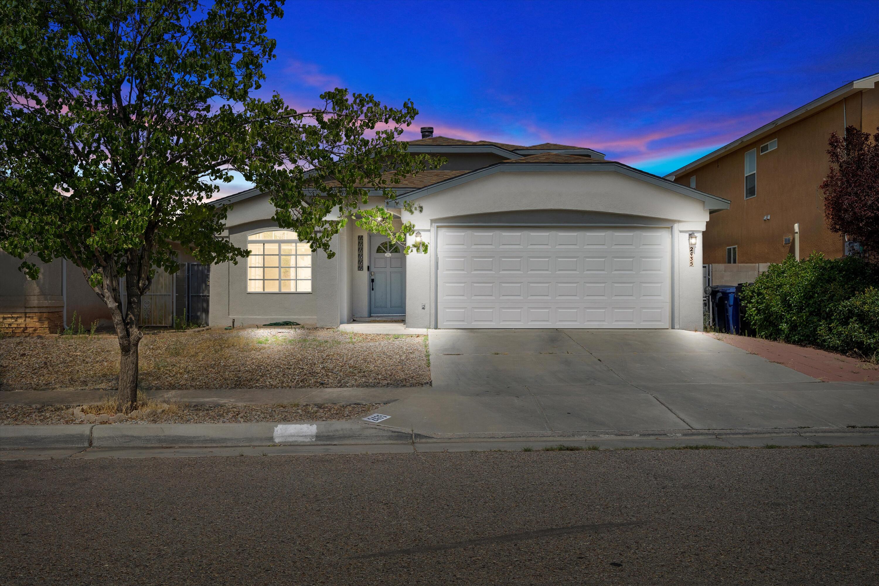 Come see this beautifully updated home within walking distance of Ladera Golf Course. 4bd, 3ba home has such versatility. The upstairs boast's an exceptional private suite. Downstairs is were you will find 3 additional bedrooms, an office, 1.5 bathrooms, and a nice open floorplan. The remodeled kitchen and dining room are perfect for entertaining.  Plenty of storage or create your next ''Man Cave'' in the fully insulated and finished shed that also has electrical power out back. Roof is 7 yrs old, stucco was refinished in 2021, water heater installed 2019, Master cool installed 2019, 13 solar panels installed in 2015, and major remodel (including primary bathroom and kitchen) in 2023. Don't miss your chance to see this beautiful home!!!