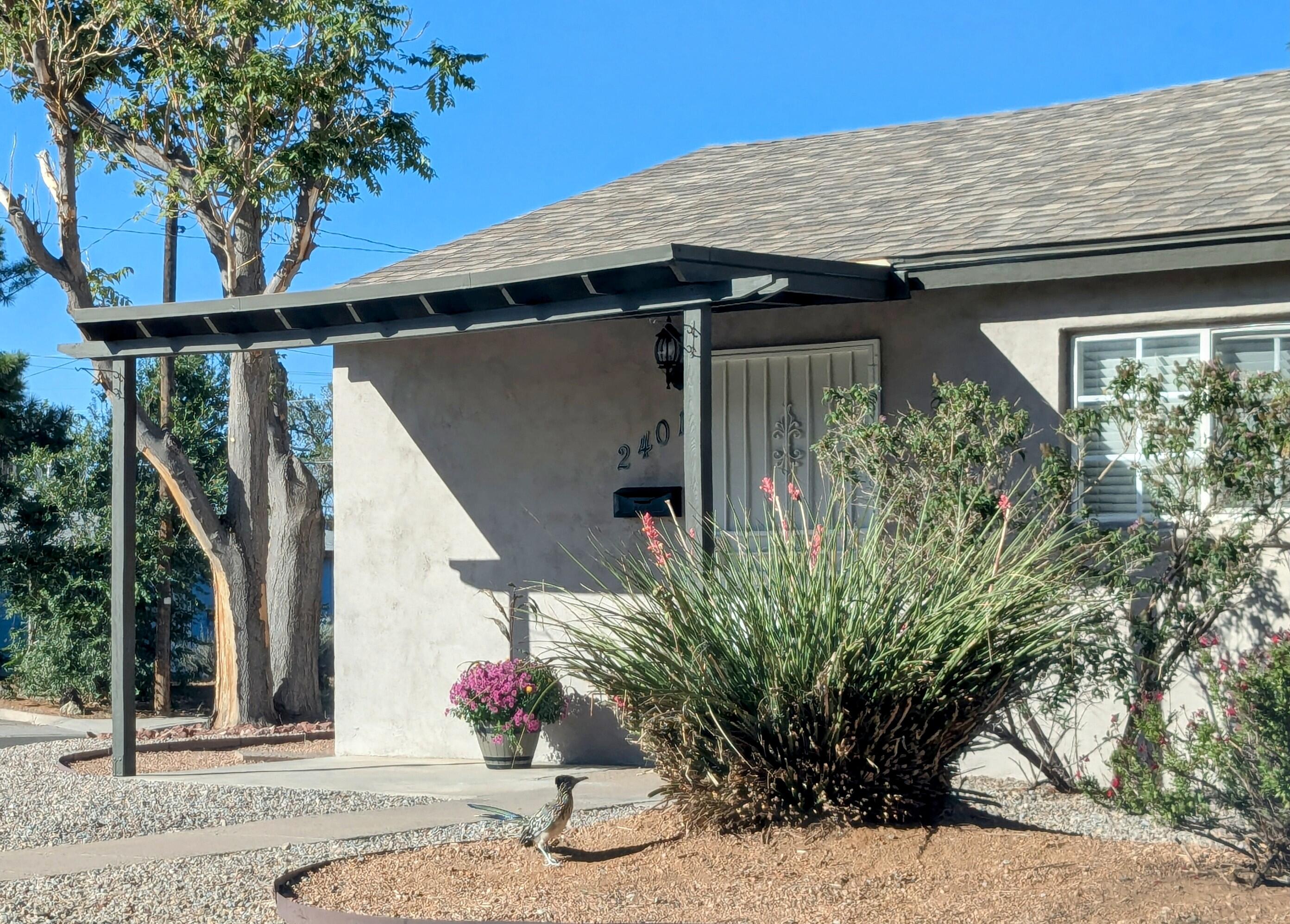 Unbelievable! Step into this newly updated home & picture yourself relaxing in the large lvg room after sharing a meal in the oversize dining area. Cozy and cute, yet spacious & inviting with soothing neutral colors. Remodeled primary bathrm is reminiscent of a spa at a swanky hotel. The large main bathrm is perfect for impressing your guests & indulging in a luxurious bubble bath. The huge kitchen is a chef's dream, with a gas stove, a Bosch dishwasher, & tons of cabinets for gadgets. New carpet in bedrms w tiled floors & fresh paint throughout. Enjoy the cool evening air from the backyard patio & slip in thru the primary bedroom double doors or head back inside to the living room. Sizeable corner lot, big backyard, security gates on doors & desirable schools. You've got to see this one!