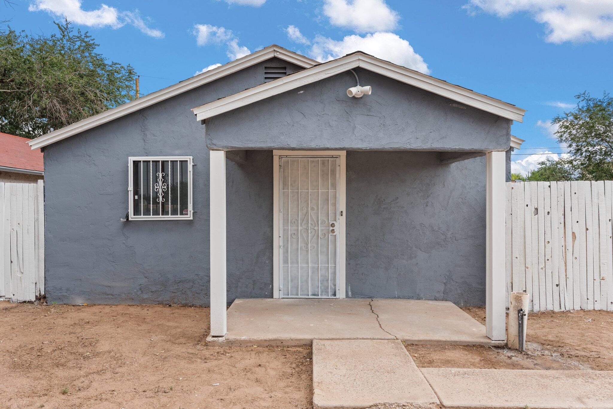 Oh my gosh, check out this cutie little house!!!869 sqft of fresh paint, new carpet, new luxury vinyl, granite countertops and stainless steel appliances- all covered by a brand new roof!!! Sitting on a quarter acre lot with a private front yard and huge backyard- this 2 bed 1 bath house is waiting for its new owner!