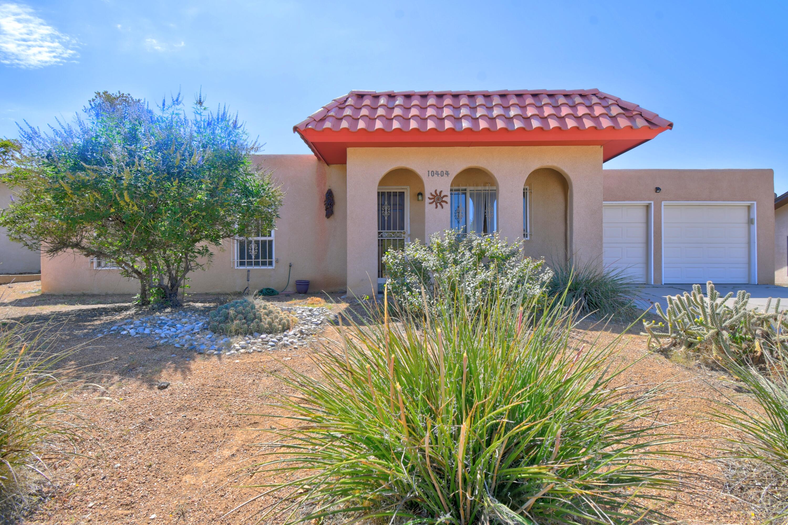 Great location! Welcoming entry to living room, kitchen and dining area with charming fireplace. Great entertaining home with kitchen in the center of living room and family room. Backyard with covered patio off family room is fun for all. Garden, game area and more. Primary bedroom has large walk in closet and separate entry to backyard with lovely share tree. Enjoy your morning coffee right out your private area. Freshly painted, new kitchen sink, Newer ref a/c and furnace. Professionally cleaned and ready for you to move in.