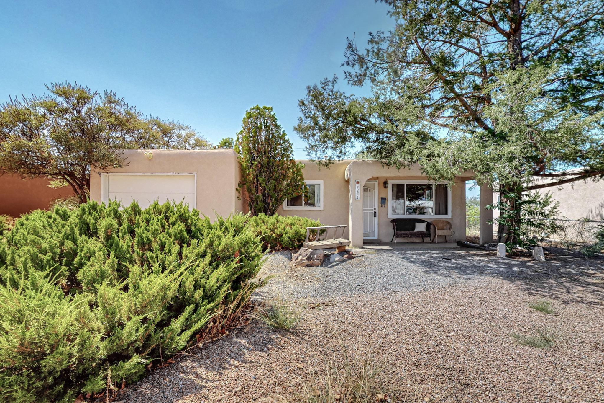 Excellent opportunity to own a great home in the Kiva Addition neighborhood of Midtown Albuquerque. Close to parks, shopping centers, restaurants, grocery stores and easy access to San Mateo, Montgomery and Menaul Blvds. 3 bedroom 2 bath + 1 car garage with a large sun room / family room addition and a well sized backyard. Improvements and upgrades include a new TPO roof, new evaporative cooler, new furnace, new water heater and new washer and dryer. All appliances convey. Call to set up a showing time and make this sweet property your next place to call home in the Land of Enchantment.