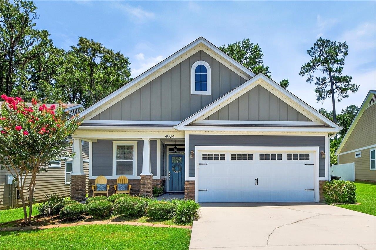 LIKE-NEW HOME IN PRISTINE CONDITION! ORIGINAL OWNER! LARGE OPEN KITCHEN WITH CUSTOM SOFT CLOSE CABINETS and GRANITE!  SPACIOUS PRIMARY CLOSET!  Beautiful view of nature from your home giving total privacy. No lawn maintenance!  HOA cuts grass, fertilizes & mulches. Split bedroom plan.  Fantastic location VERY close to Tom Brown Park, Lake Lafayette, Lake Piney Z, Lake Heritage Trail Park, many restaurants and shopping without the extra fees of similar neighborhoods. Only 47 miles to the nearest beach!  Centrally located giving easy access to all areas of Tallahassee. This home is truly move-in ready!  Make an appointment to see this today! Buyer to verify all measurements (rounded down).
