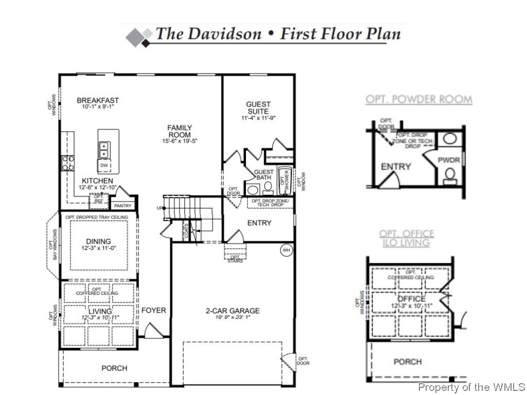 The Davidson is a stunning six-bedroom and five-and-a-half-bath home w/ a front-load garage.